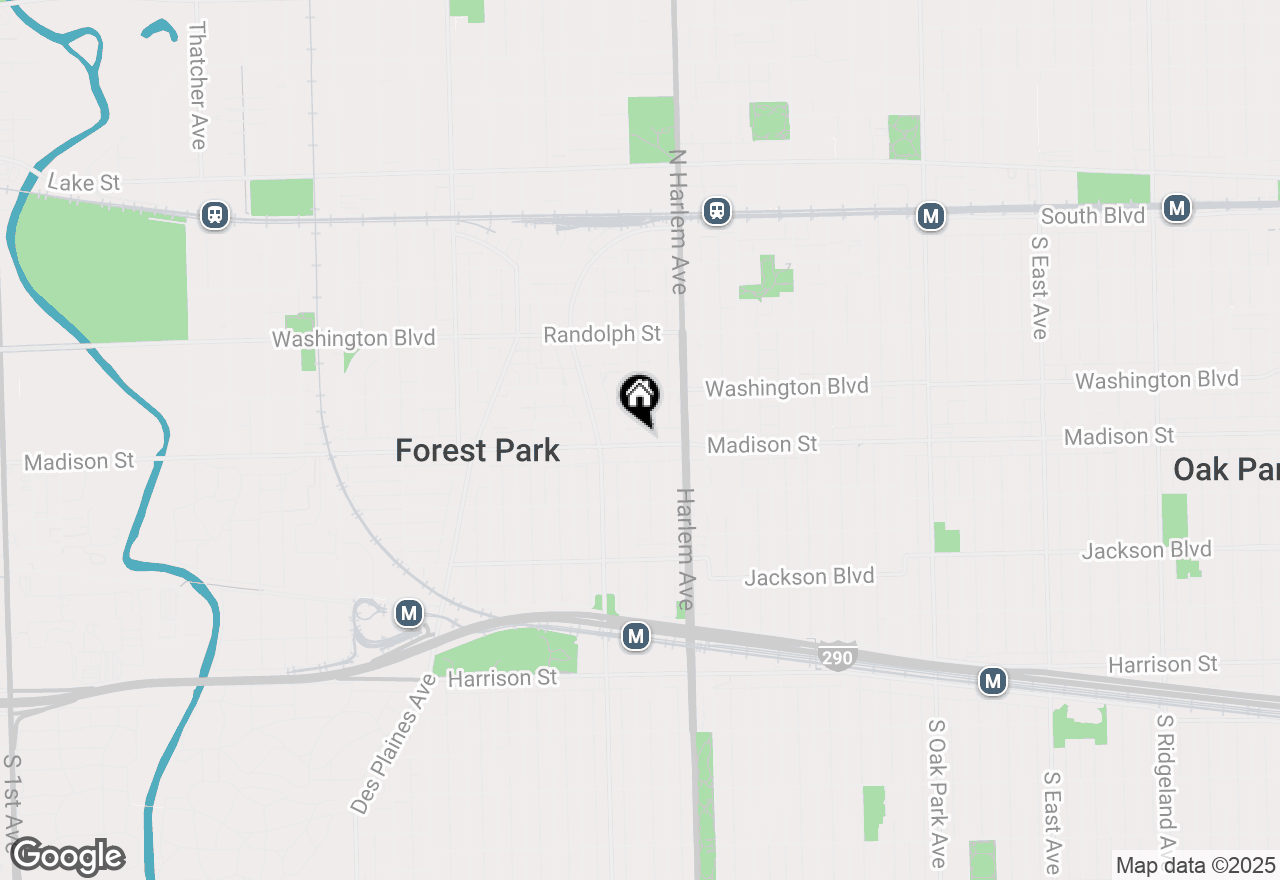 Map of 7243 Madison Street #409, Forest Park, IL 60130