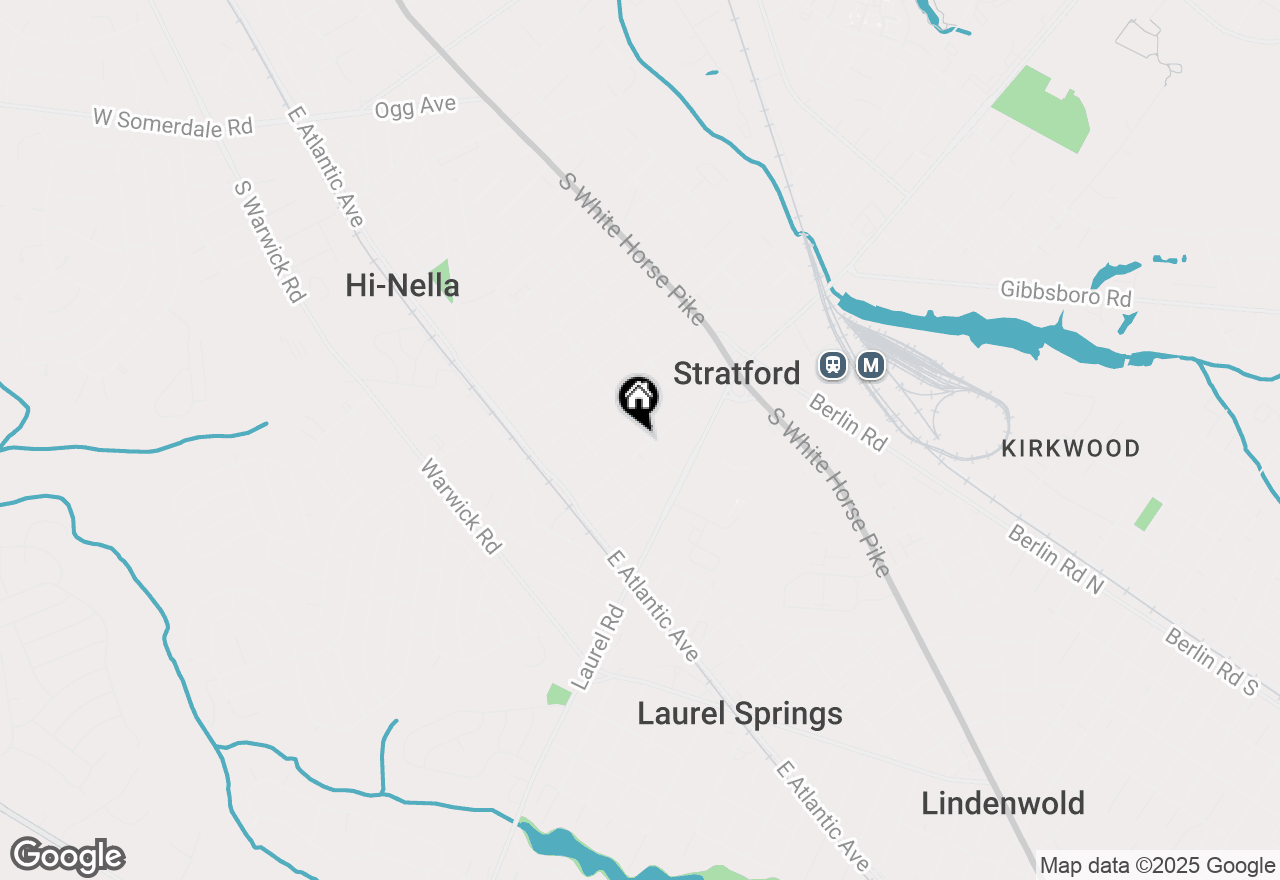 Map of 121 Union Avenue, Stratford, NJ 08084