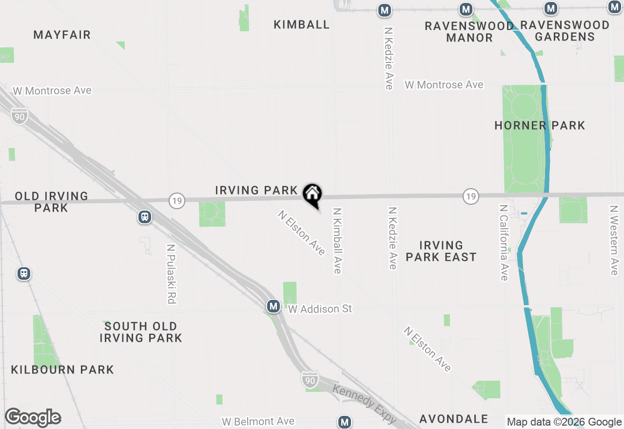 Map of 3921 N Saint Louis Avenue #GARDEN, Chicago, IL 60618