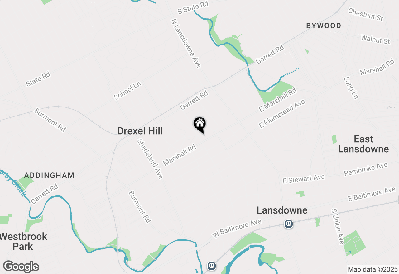 Map of 2458 Eldon Avenue, Drexel Hill, PA 19026