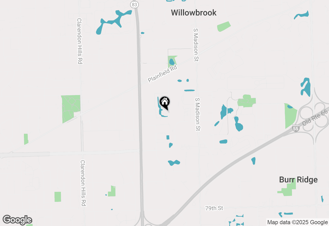 Map of 724 Maplewood Court #34-B, Willowbrook, IL 60527
