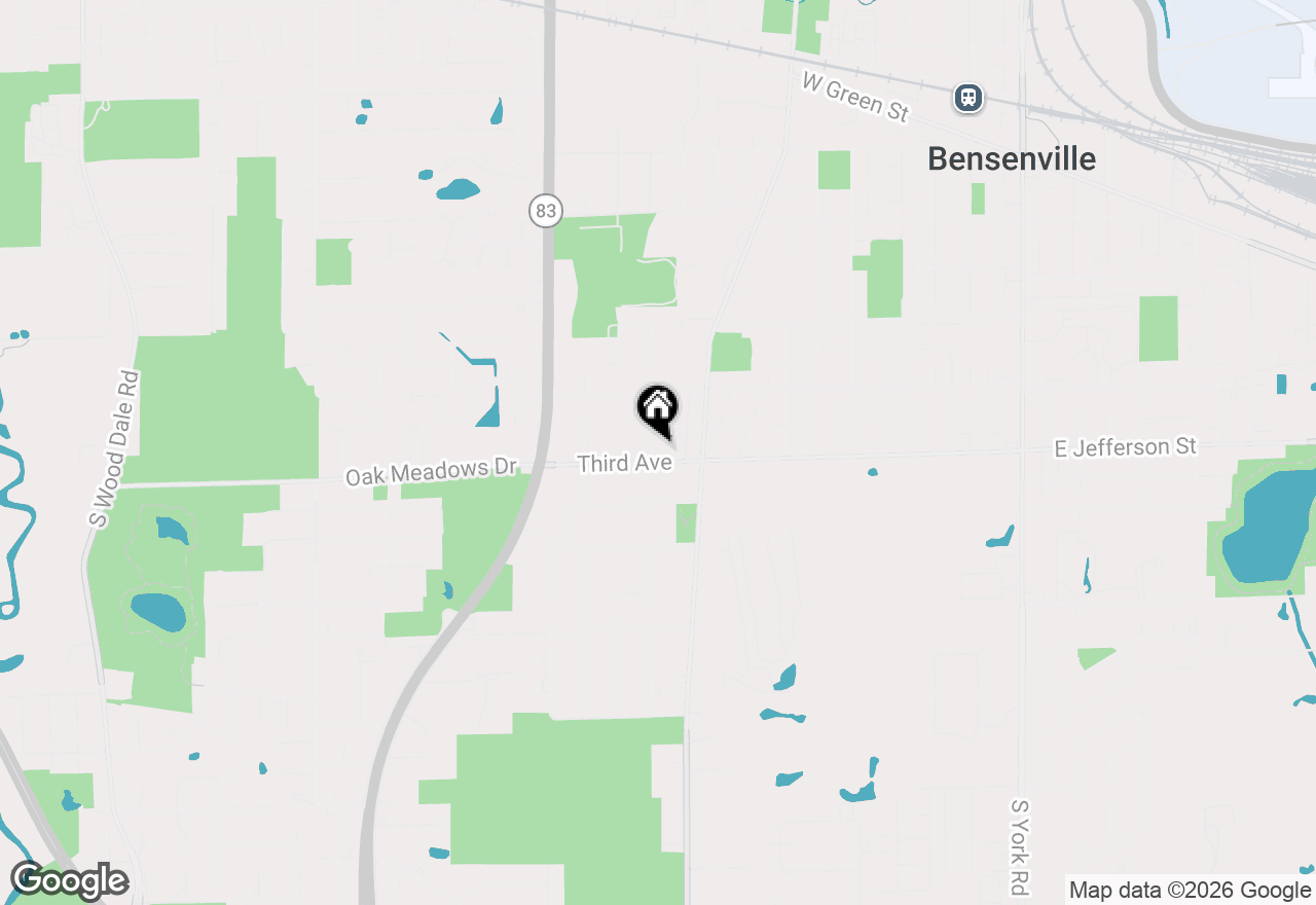 Map of 16W614 3rd Avenue, Bensenville, IL 60106