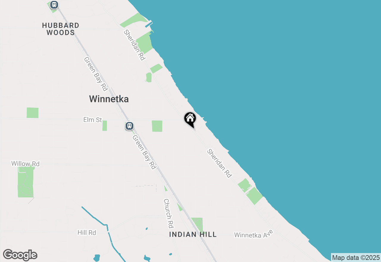 Map of 500 Sheridan Road, Winnetka, IL 60093