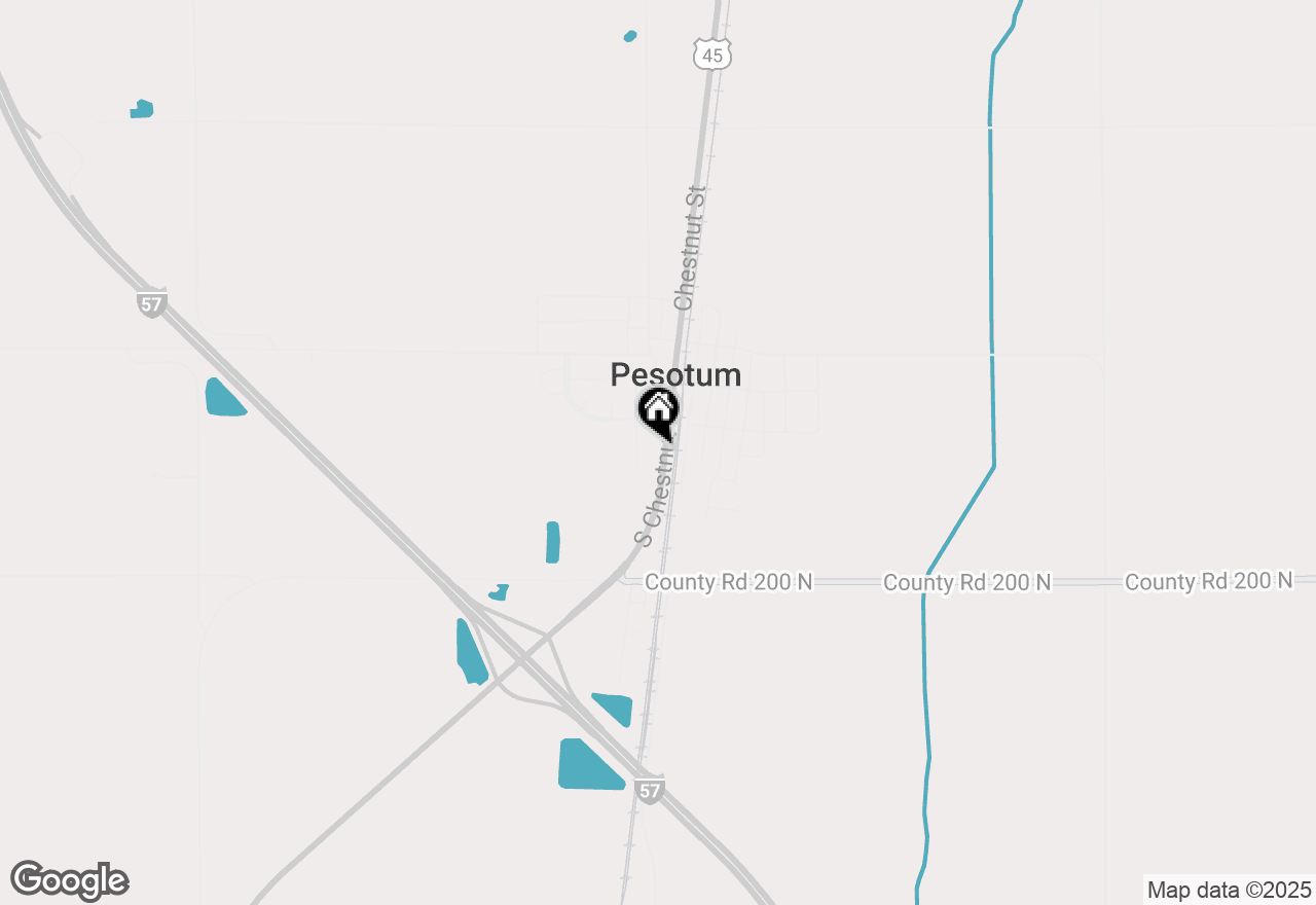 Map of 209 S Chestnut Street, Pesotum, IL 61863