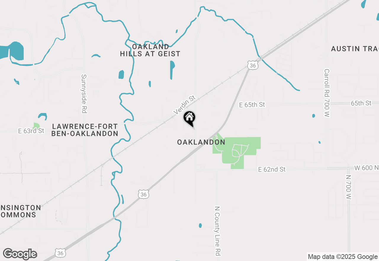 Map of 6381 Village Oak Court, Indianapolis, IN 46236