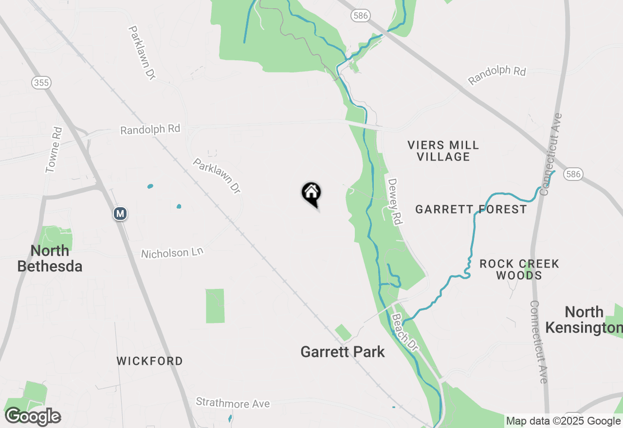 Map of 4805 Topping Road, Rockville, MD 20852