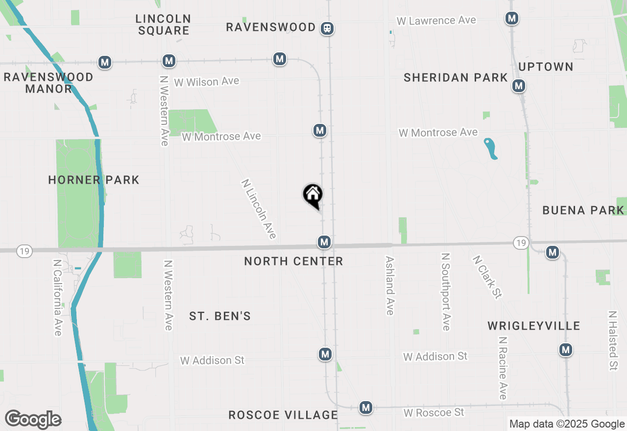 Map of 1840 W Belle Plaine Avenue #2, Chicago, IL 60613