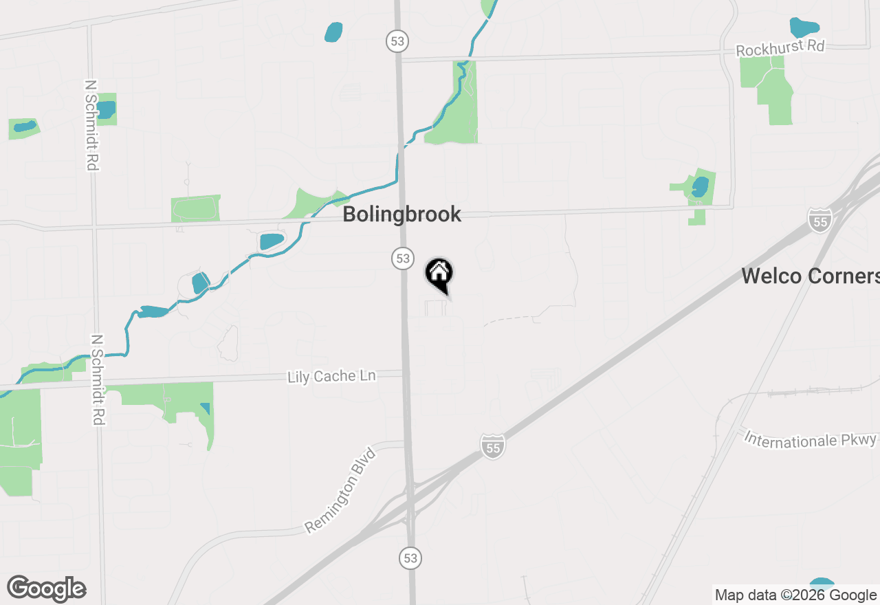 Map of 416 Wellington Lane #416, Bolingbrook, IL 60440