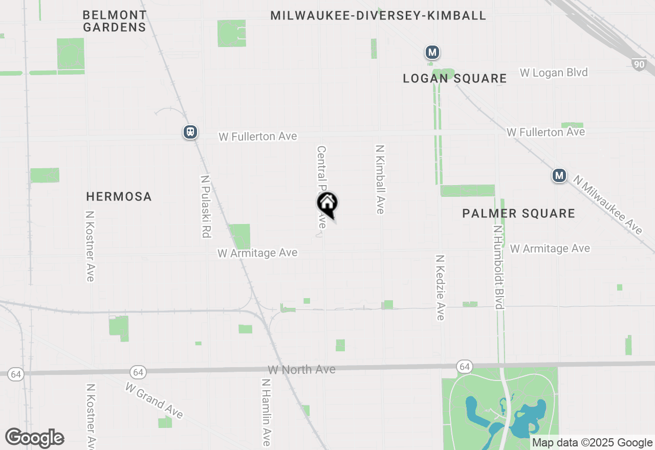 Map of 3575 W Dickens Avenue, Chicago, IL 60647