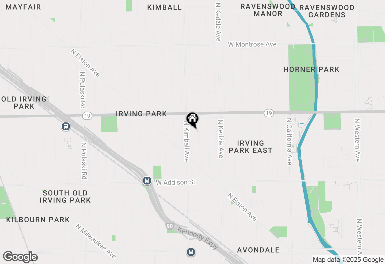 Map of 3337 W Byron Street #G, Chicago, IL 60618