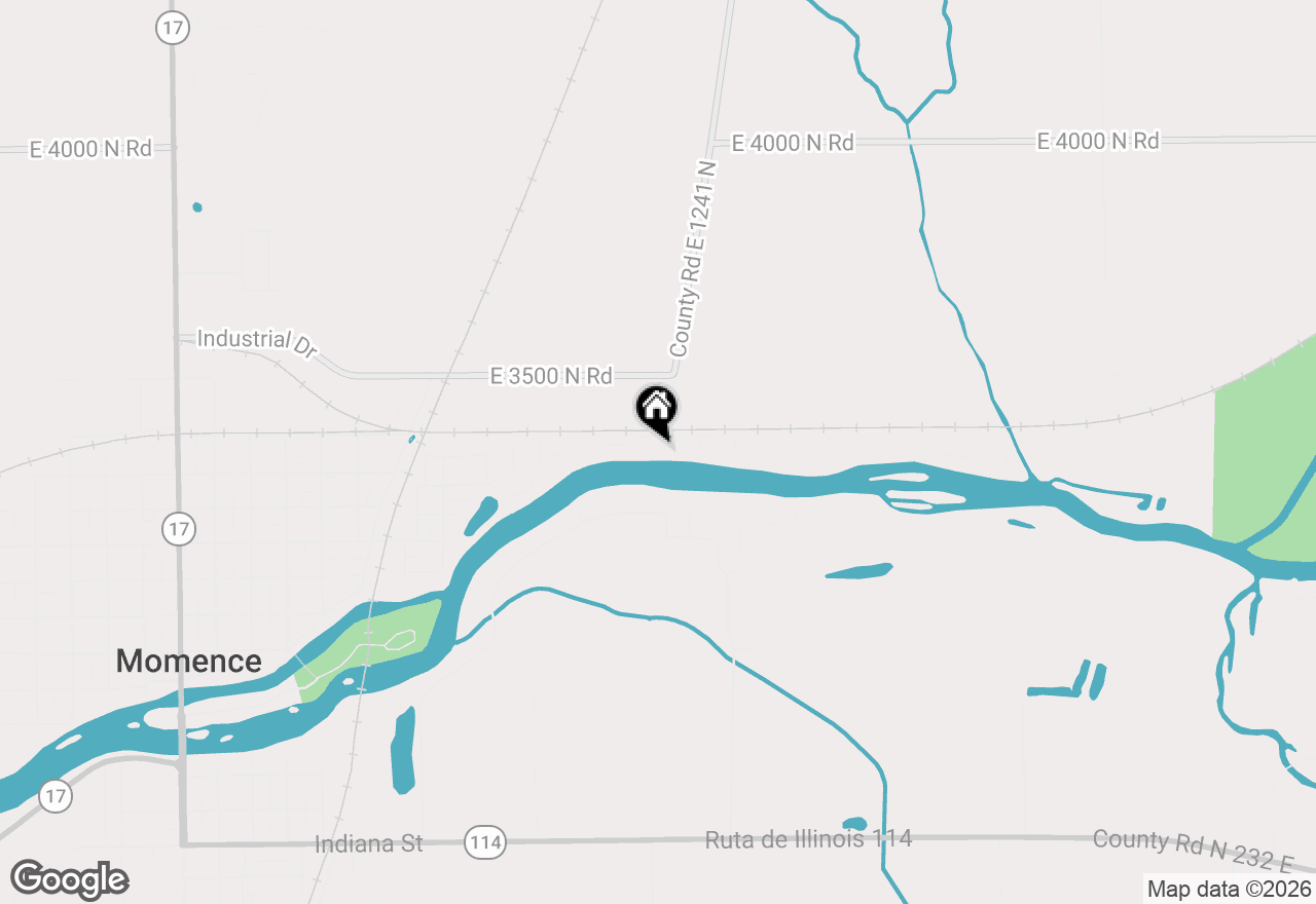Map of 12002 E Metcalf Avenue, Momence, IL 60954
