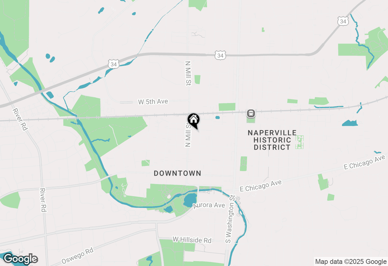Map of 331 Douglas Avenue, Naperville, IL 60540