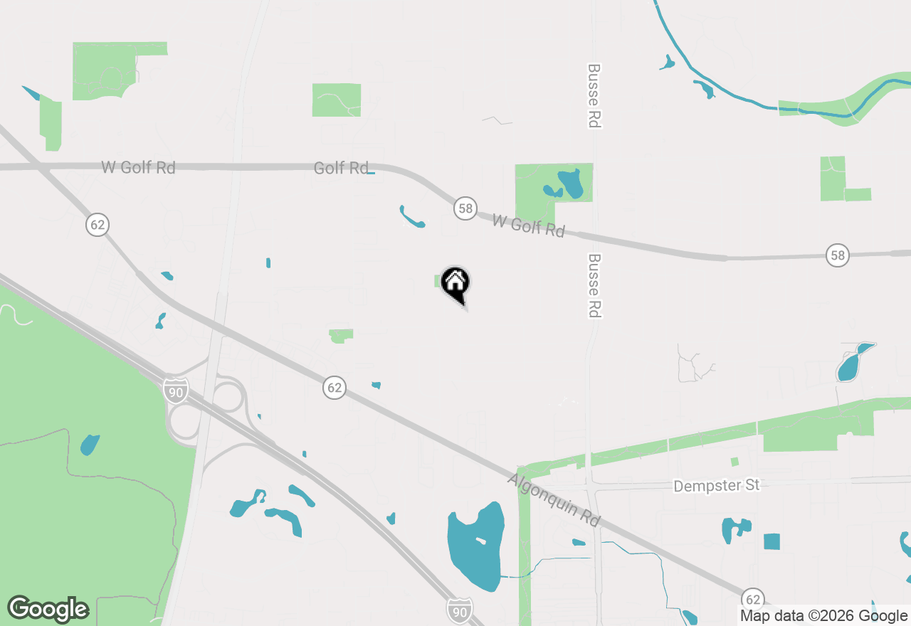 Map of 1835 W Locust Lane, Mount Prospect, IL 60056
