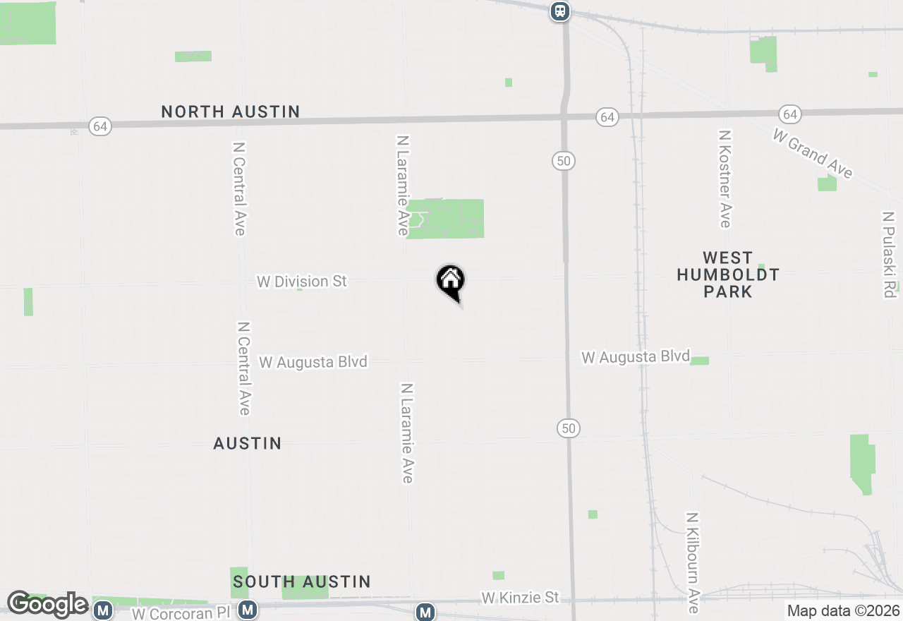 Map of 1111 N Leclaire Avenue #B, Chicago, IL 60651