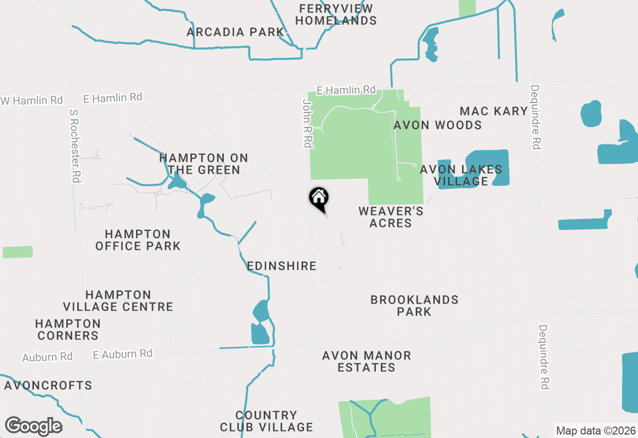 Map of 1028 Chesapeake, Rochester Hills, MI 48307