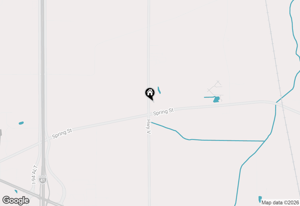 Map of 1345 County Highway V, Mount Pleasant, WI 53177