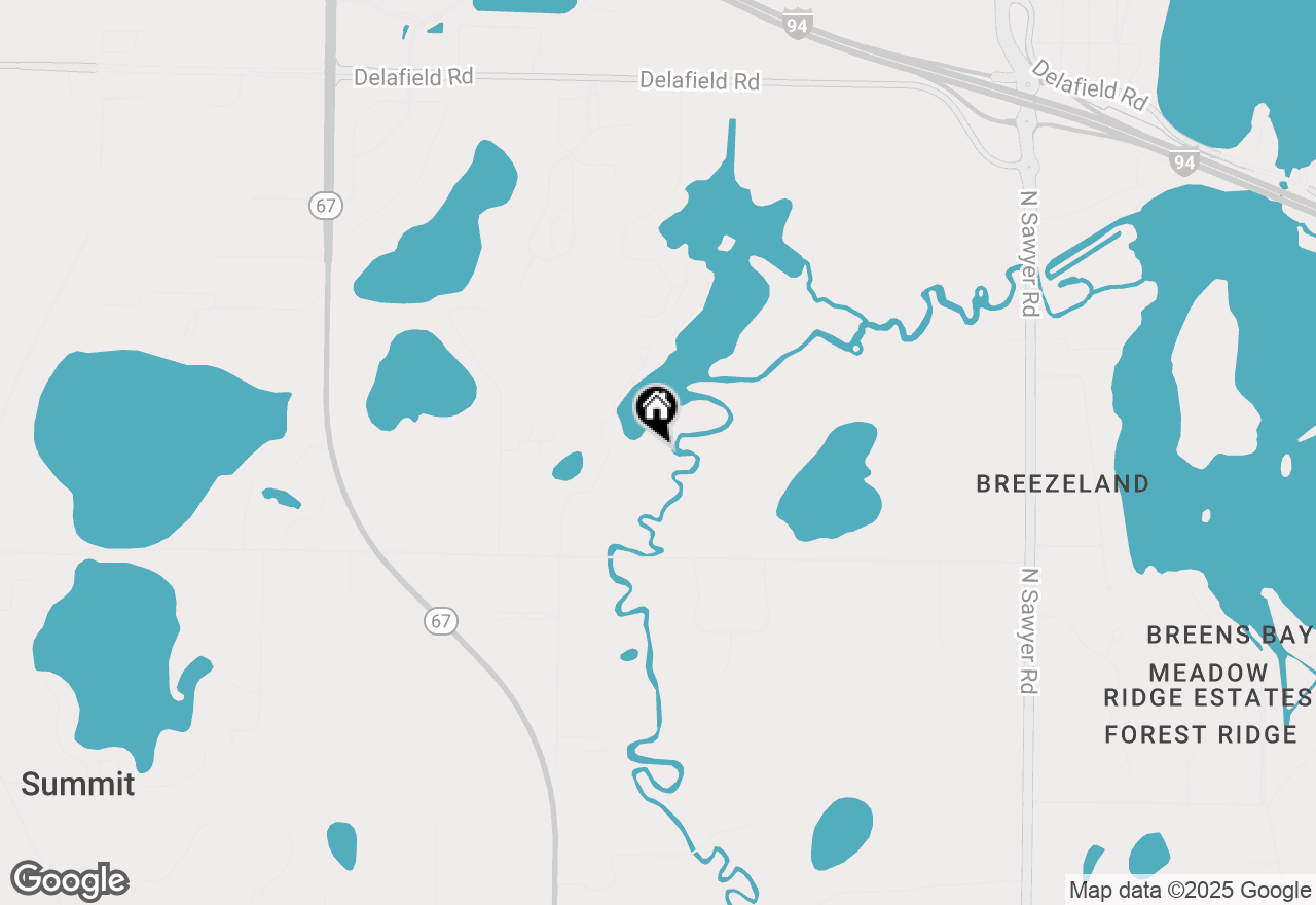 Map of 35940 Genesee Lake Rd, Summit, WI 53066