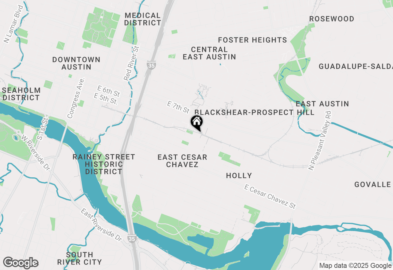 Map of 1601 E 5th St #112, Austin, TX 78702