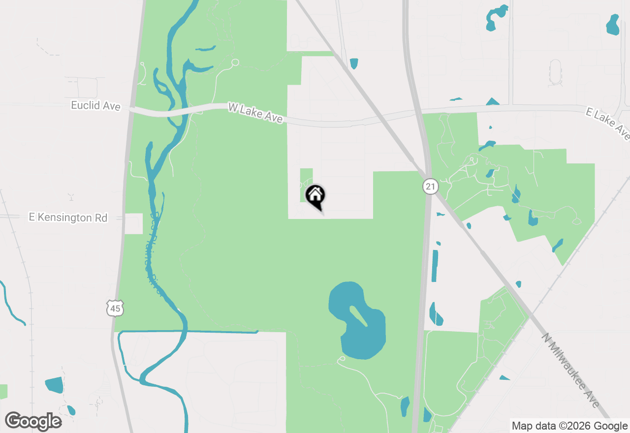 Map of 1410 Magnolia Street, Glenview, IL 60025