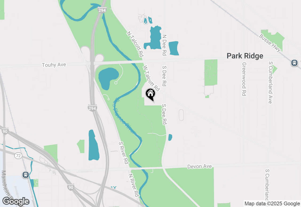 Map of 2500 Windsor Mall #1J, Park Ridge, IL 60068