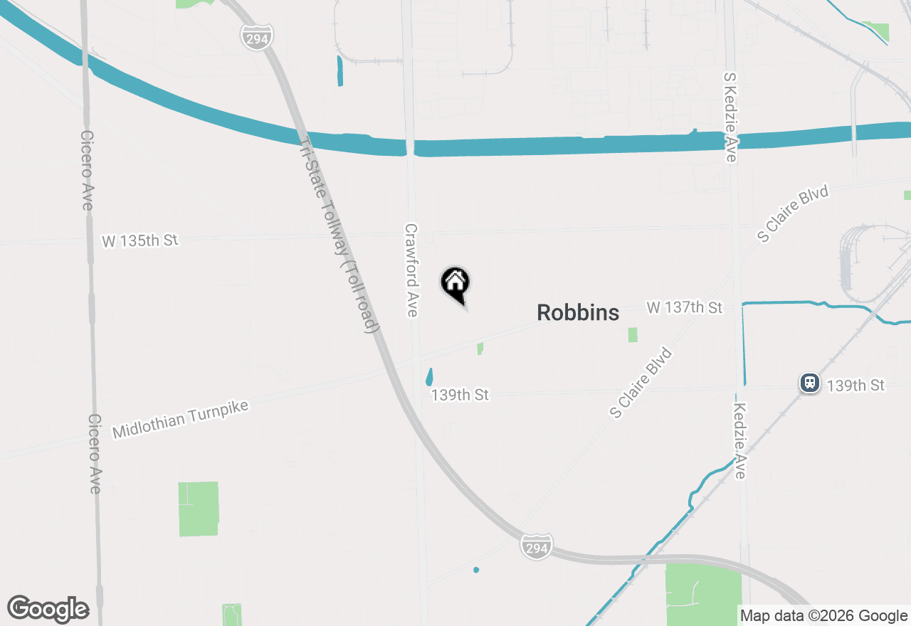 Map of 3904 W 137th Street, Crestwood, IL 60418