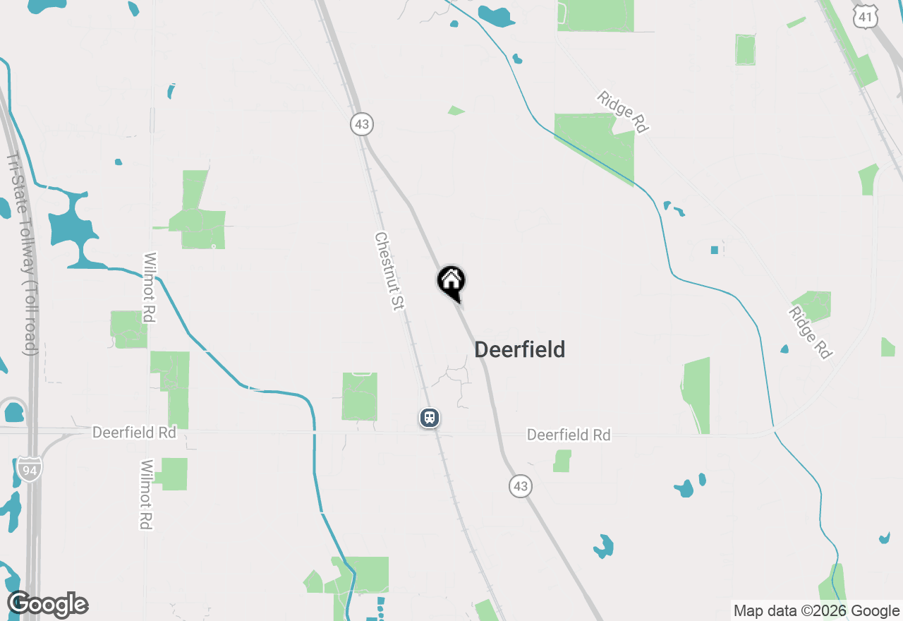 Map of 1106 Waukegan Road, Deerfield, IL 60015