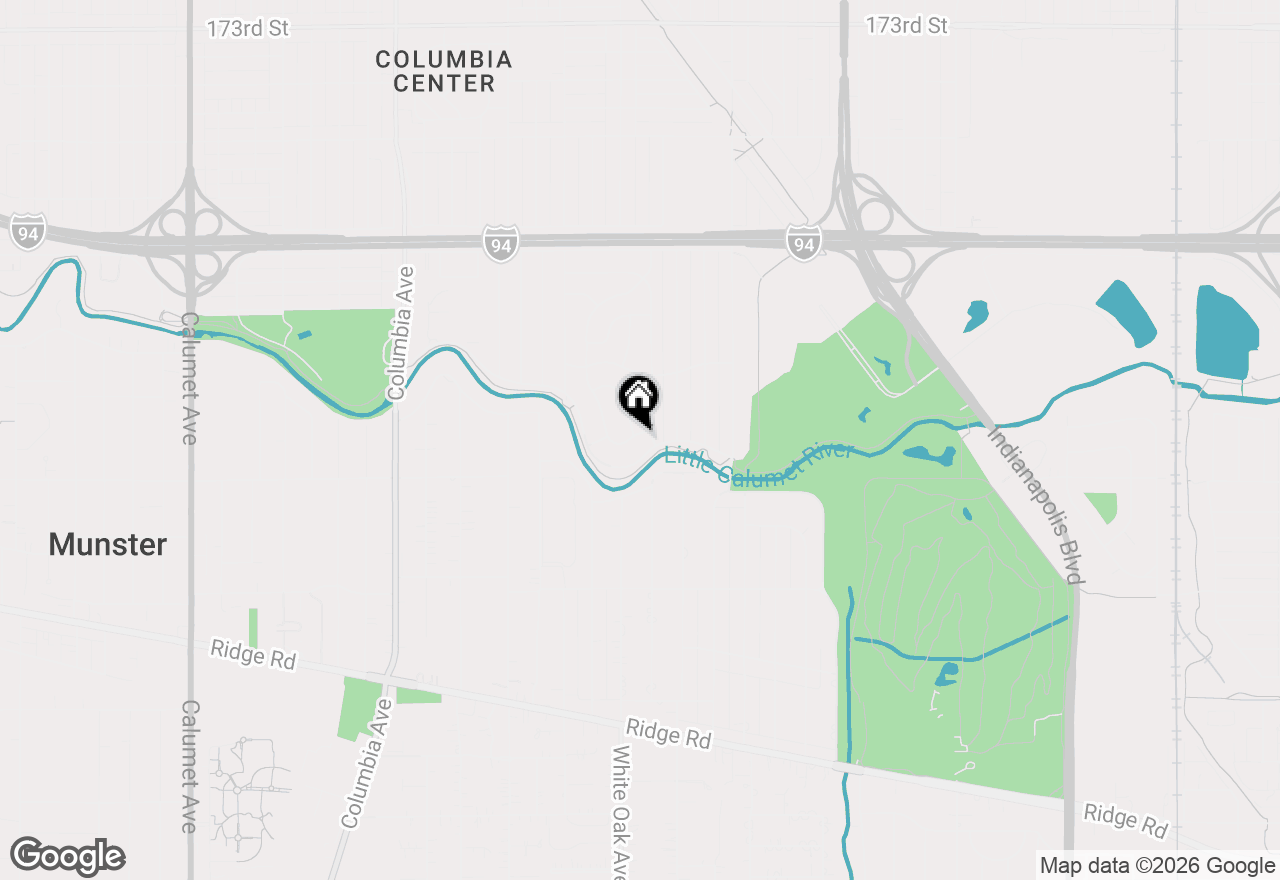 Map of 1620 180th Place, Hammond, IN 46324