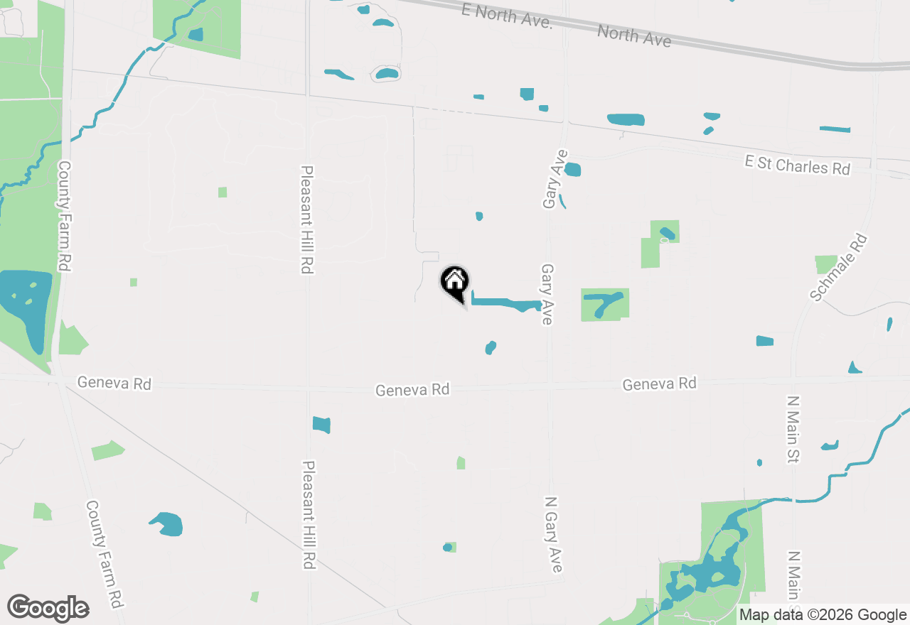 Map of 1N180 Mission Court, Winfield, IL 60190