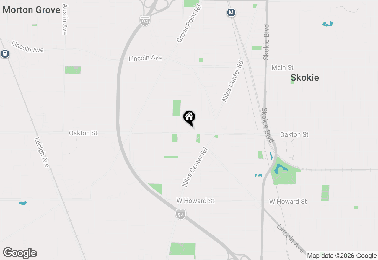 Map of 5220 Oakton Street #410, Skokie, IL 60077