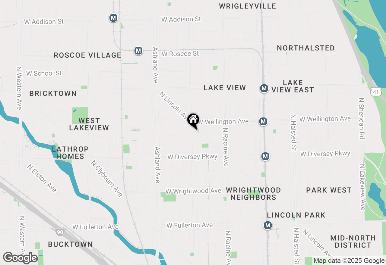 Map of 2923 N Southport Avenue #4, Chicago, IL 60657