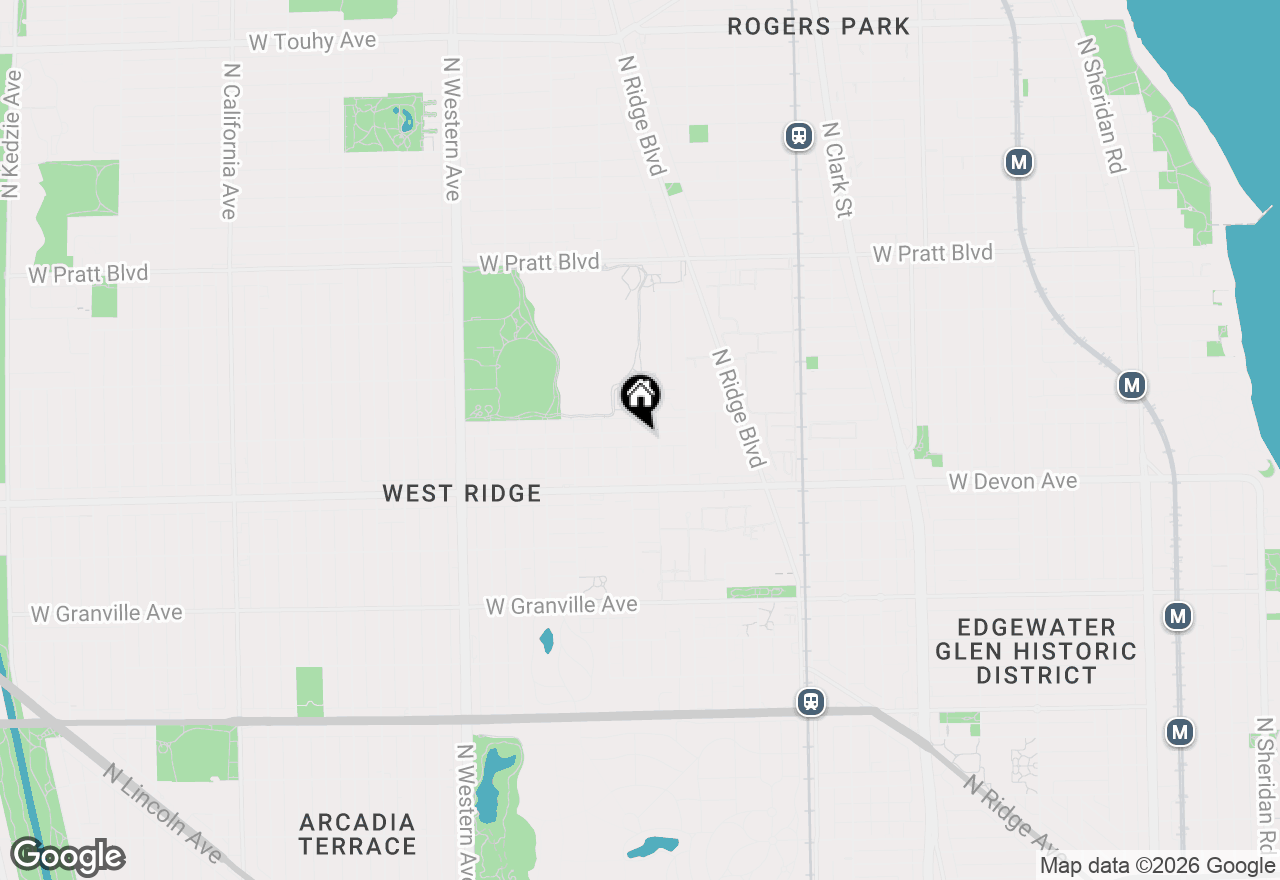 Map of 2051 W Arthur Avenue, Chicago, IL 60645