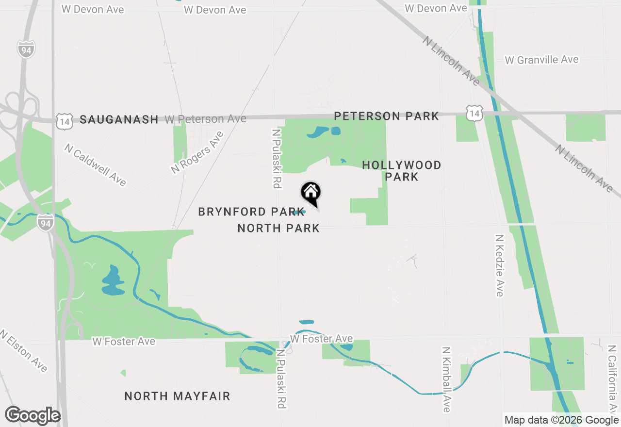 Map of 3850 W Bryn Mawr Avenue #301, Chicago, IL 60659