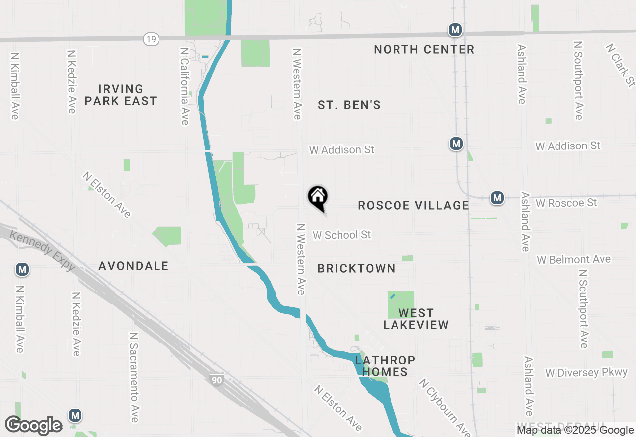 Map of 3337 N Claremont Avenue, Chicago, IL 60618