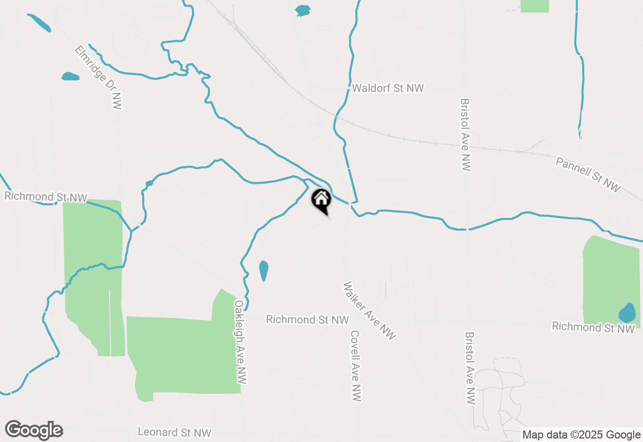 Map of 2106 Blue Bell Way, Grand Rapids, MI 49504