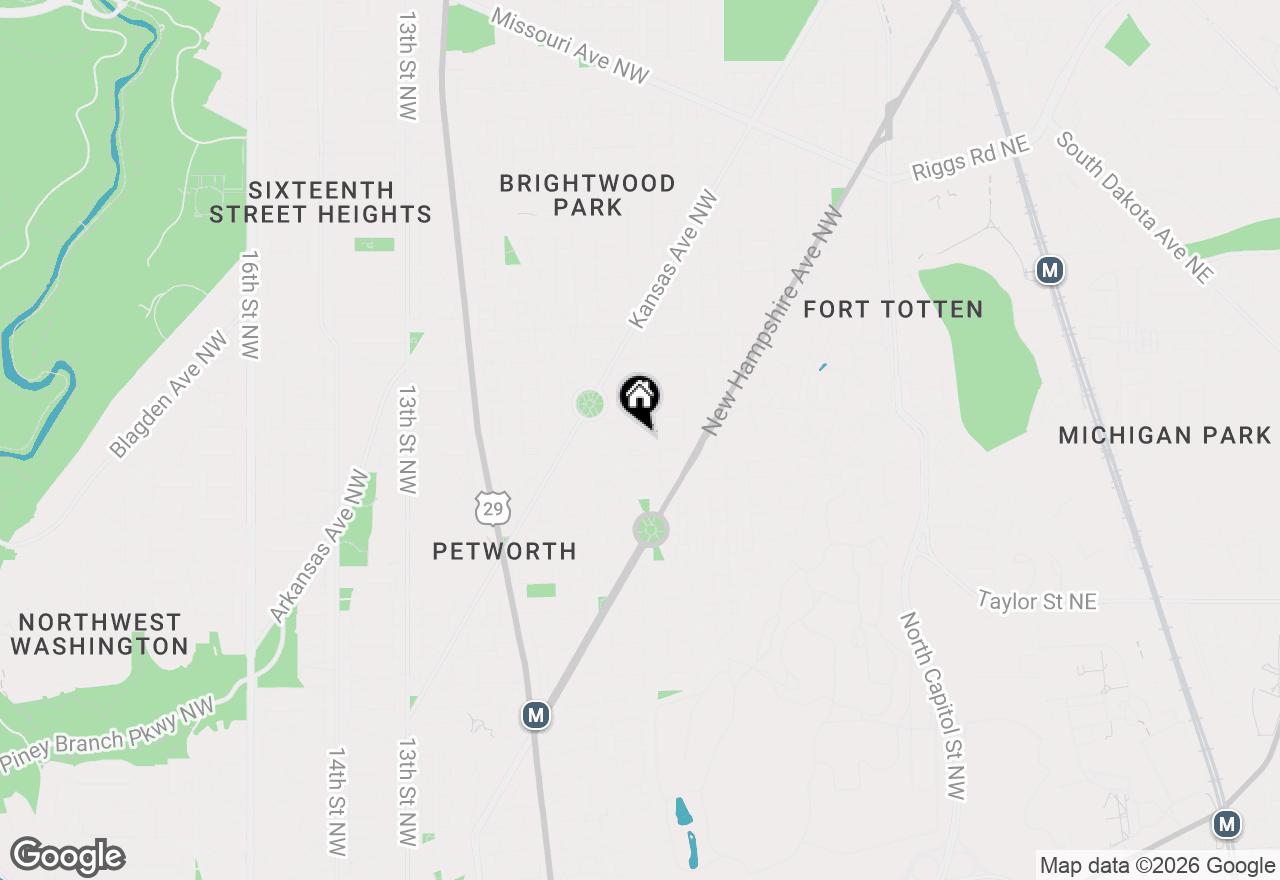 Map of 504 Buchanan Street Nw, Washington, DC 20011
