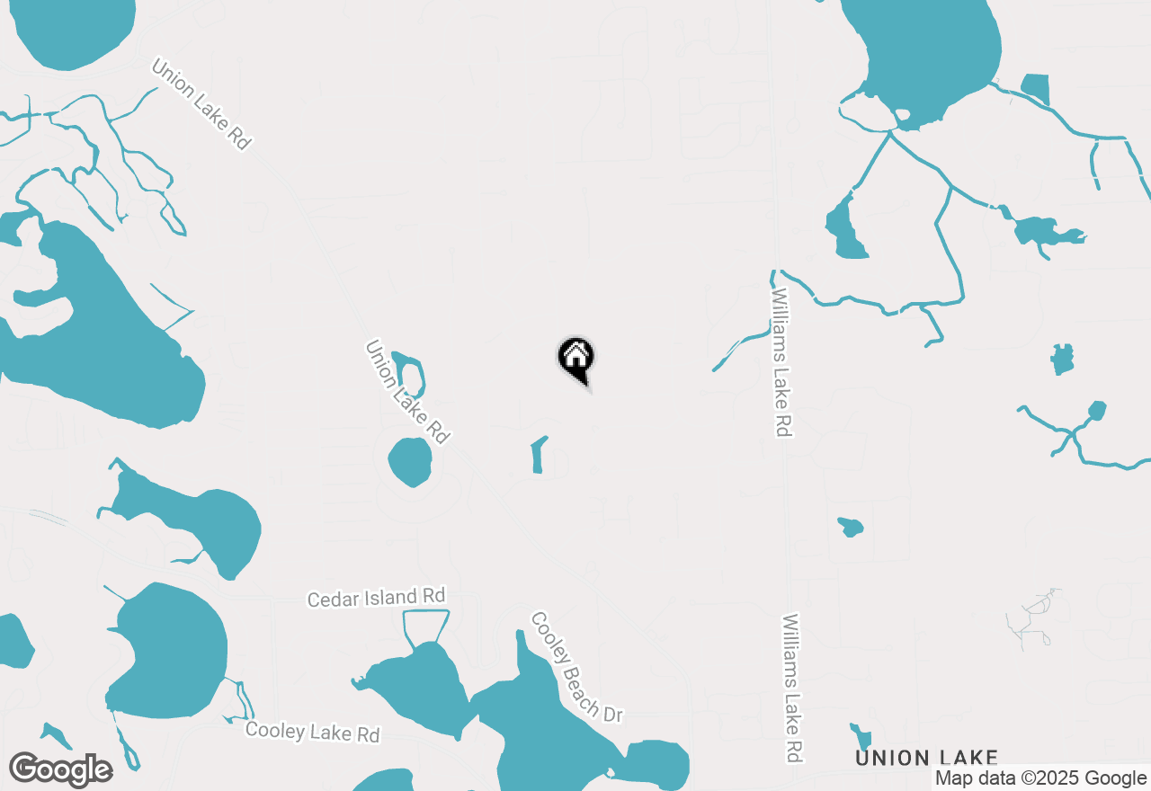 Map of 8380 Jamestown Drive, White Lake, MI 48386