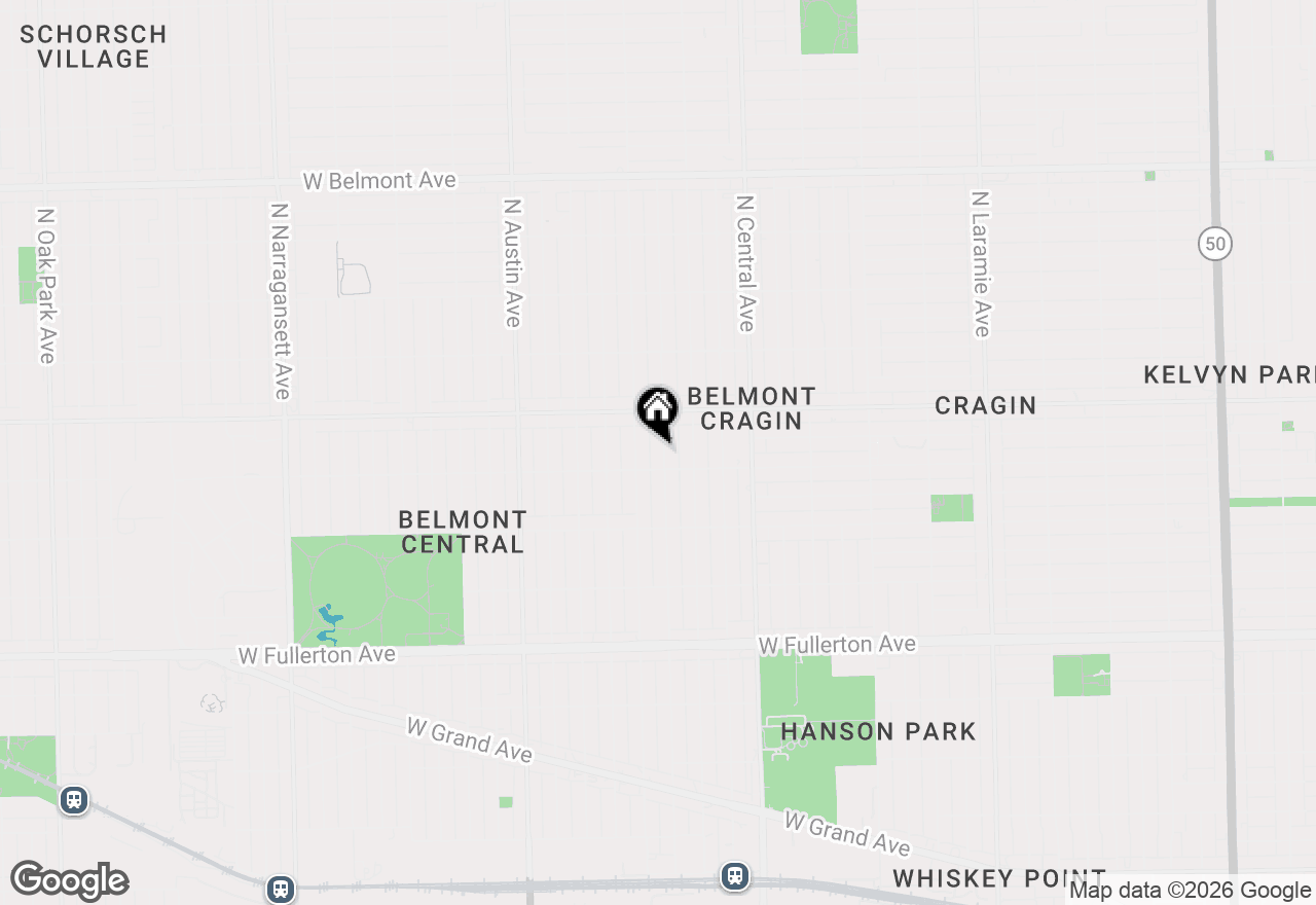 Map of 2714 N Mango Avenue, Chicago, IL 60639