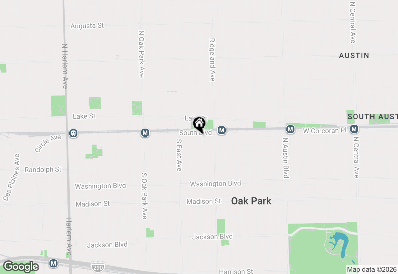 Map of 109 S Elmwood Avenue #16, Oak Park, IL 60302