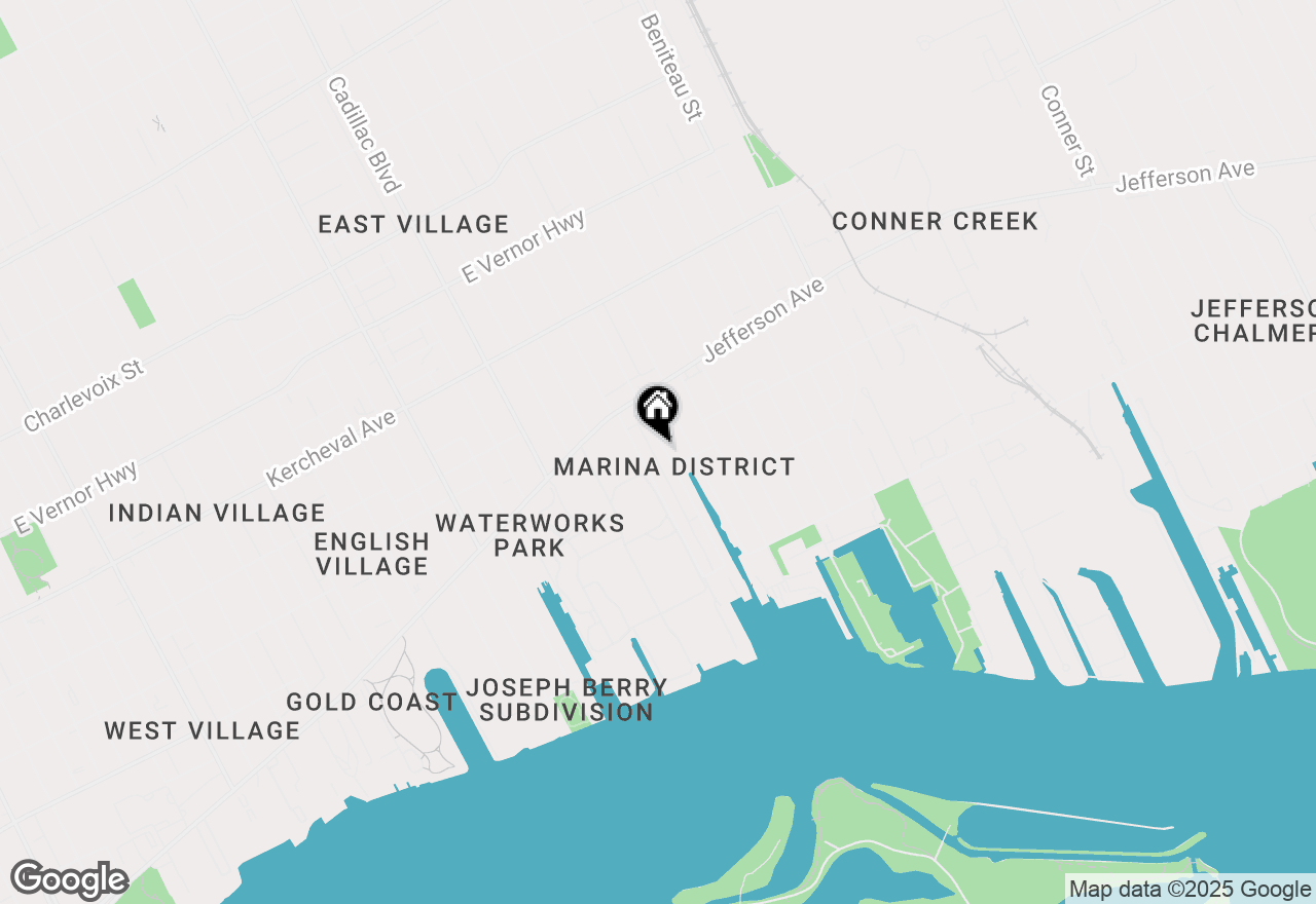 Map of 781 Saint Clair Street, Detroit, MI 48214