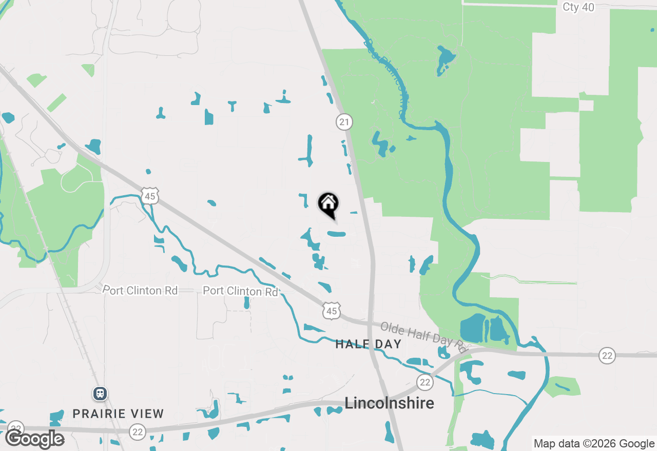 Map of 1129 Georgetown Way, Vernon Hills, IL 60061