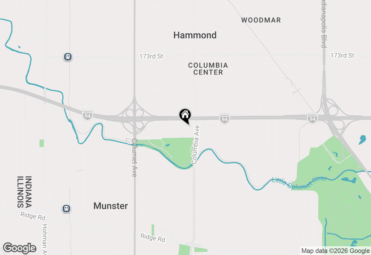 Map of 1125 177th Place, Hammond, IN 46324