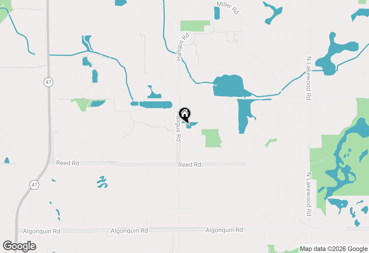 Map of 10584 Scott Drive, Huntley, IL 60142