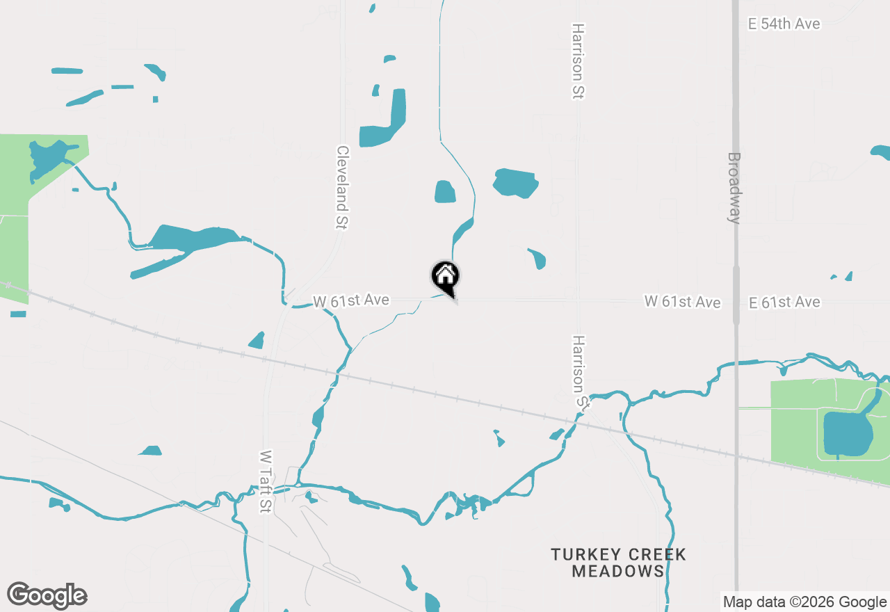 Map of 1419 W 61st Avenue, Merrillville, IN 46410