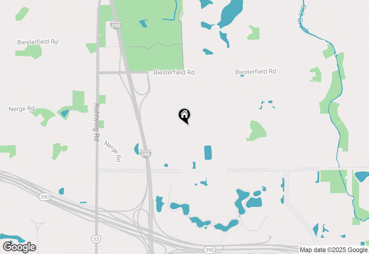 Map of 712 Clover Hill Court, Elk Grove Village, IL 60007