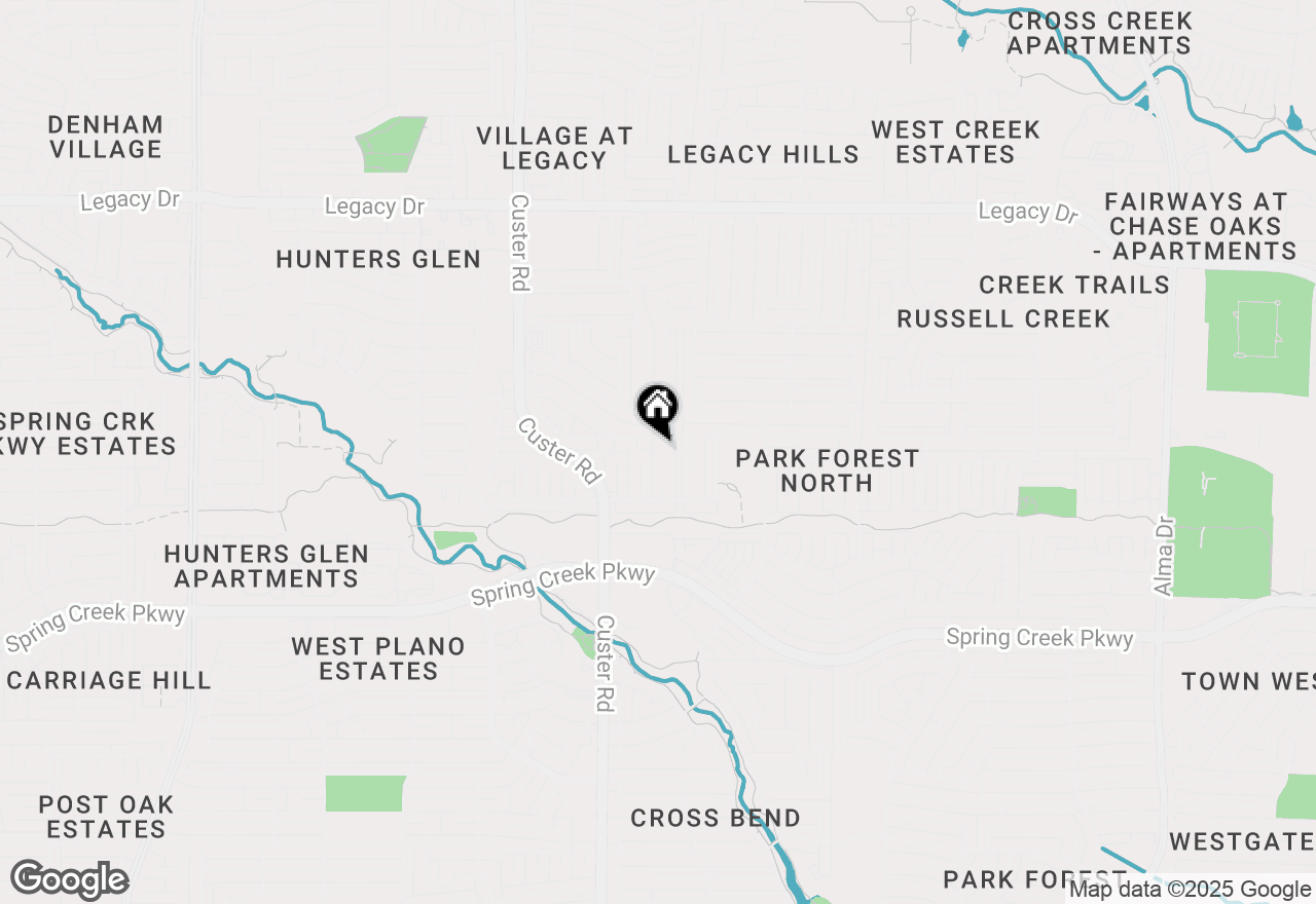 Map of 6533 Osage Trail, Plano, TX 75023