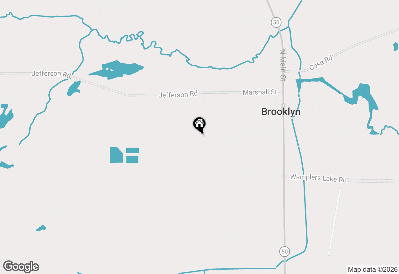 Map of 146 Ashley Court, Brooklyn, MI 49230