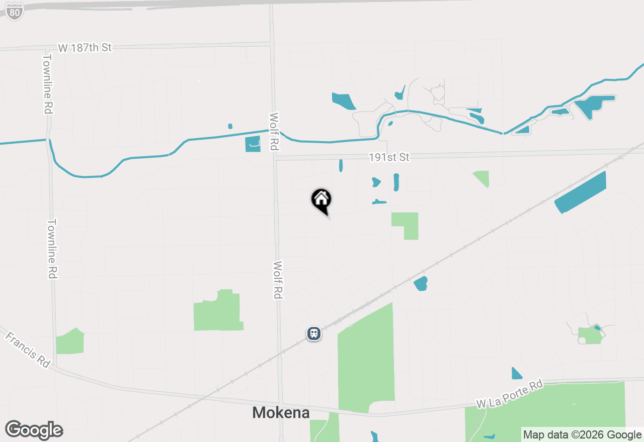 Map of 11025 Revere Road, Mokena, IL 60448