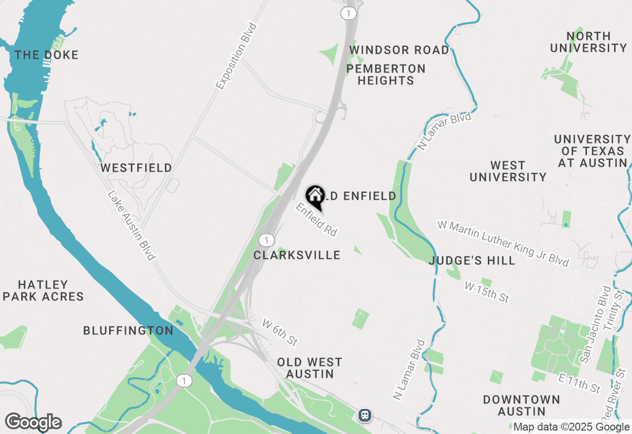 Map of 1714 Enfield Rd #106, Austin, TX 78703