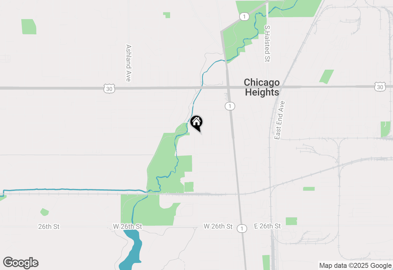 Map of 1638 Euclid Avenue, Chicago Heights, IL 60411