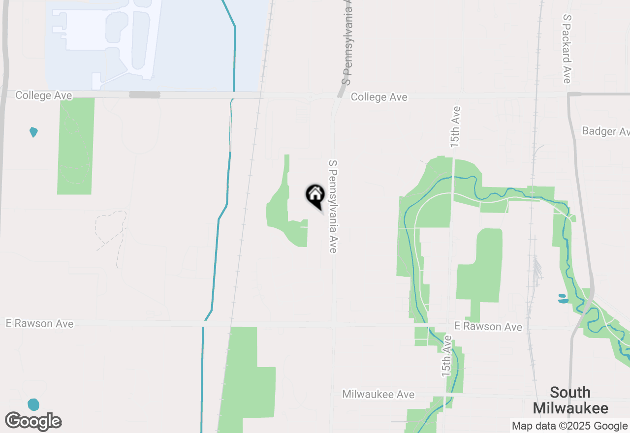 Map of 2265 E Oak St, Oak Creek, WI 53154